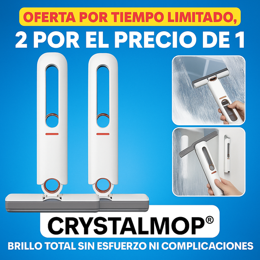 OFERTA 2X1 CRYSTALMOP® BRILLO TOTAL SIN ESFUERZO NI COMPLICACIONES